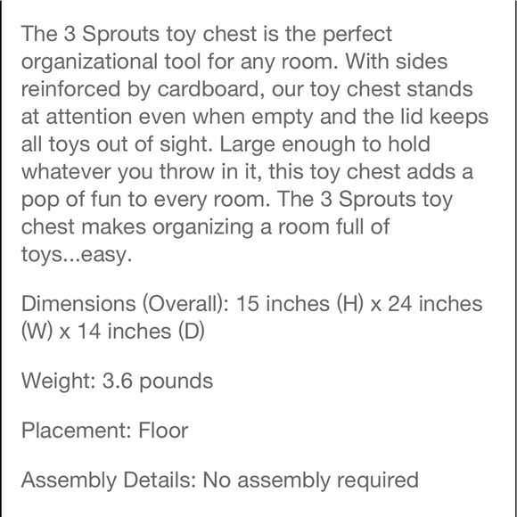 Toy Chest• collapsible - Picture 4 of 8